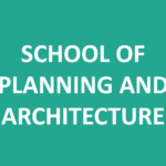 Faculty Positions at the School of Planning and Architecture, Vijayawada